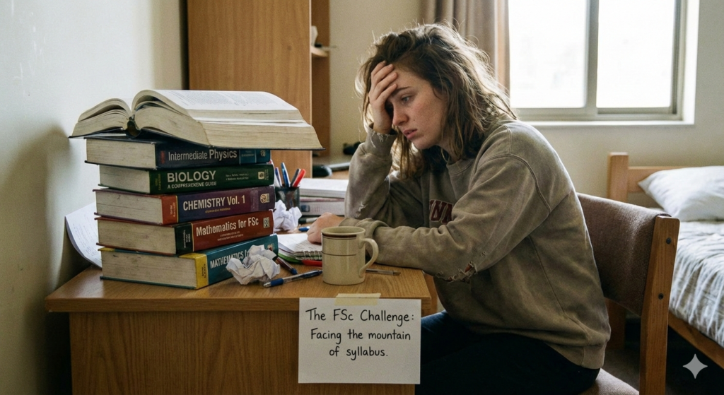 The FSc Challenge: Facing the mountain of syllabus.