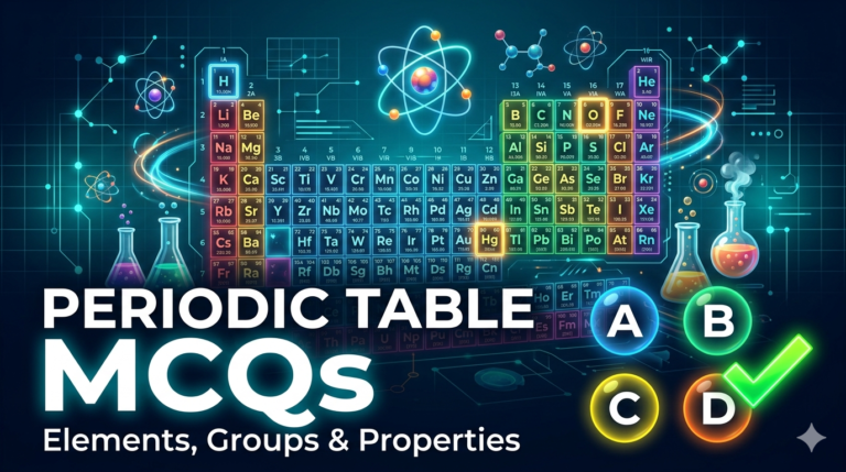periodic table mcqs